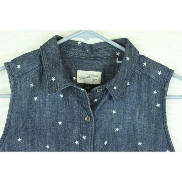 Target Universal Thread Denim Vest - Picture 2 of 5